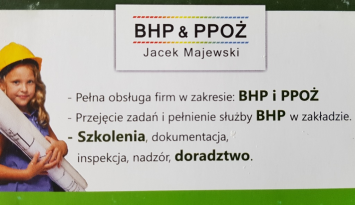 BHP & P.POŻ - Szkolenia, doradztwo, nadzór BHP (Limanowa)