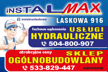 INSTAL-MAX USŁUGI HYDRAULICZNE, SKLEP OGÓLNOBUDOWLANY
