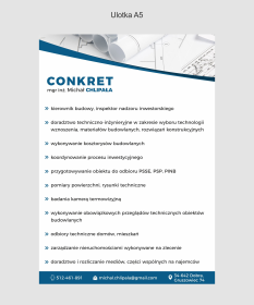 Kierownik Budowy, Odbiory budynków - CONKRET Michał Chlipała