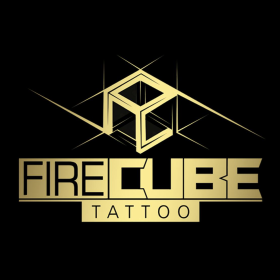 Fire Cube Tattoo