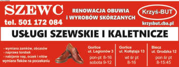 Krzyś But Usługi Szewskie i Kaletnicze