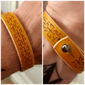 Bransoletka Slavic Warrior Severe Orange by Arreath - craft jewelry