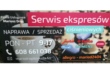 Serwis Ekspresów do Kawy - Mariusz Drąg