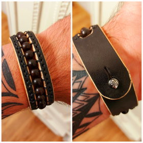 Bransoletka Necromancer Dark Soul Black by Arreath - craft jewelry